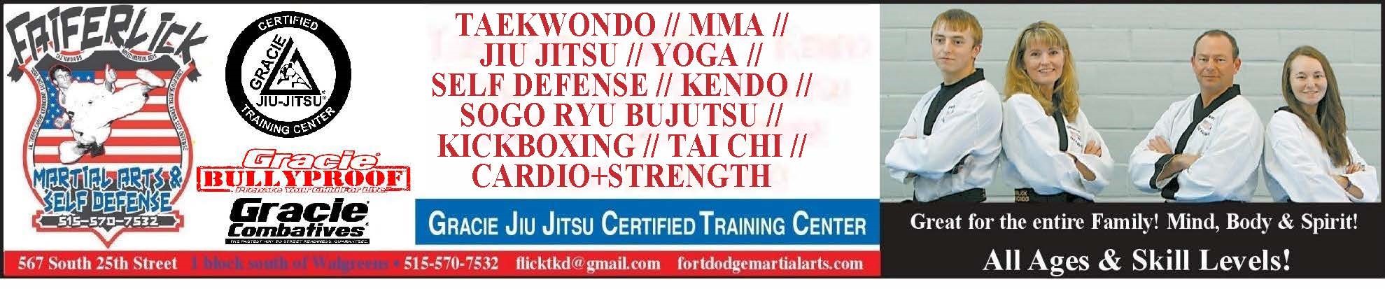 Gracie Jiu Jitsu Certified Training Center has arrived in Fort Dodge! Photo